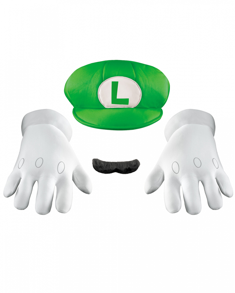 Luigi Kostümzubehör Set für Erwachsene bestellen von Karneval Universe