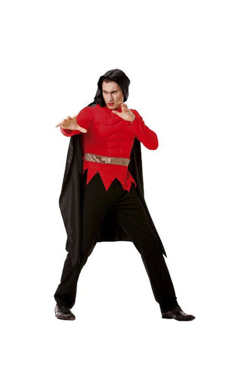 Luziferkostüm mit Muskelshirt   Teufelskostüm mit Muskelshirt M von Karneval Universe