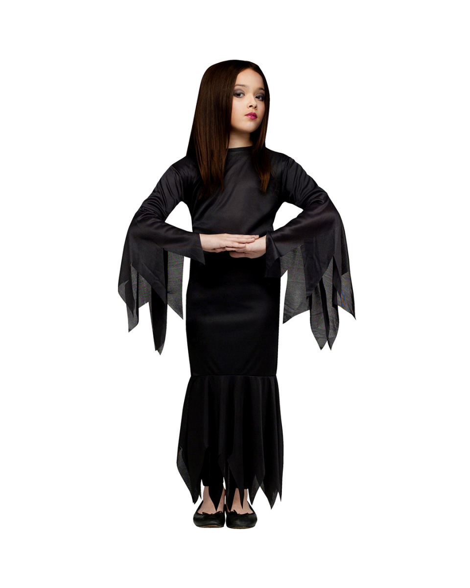 Madame Morticia Kinderkostüm  HIER online kaufen! S von Karneval Universe