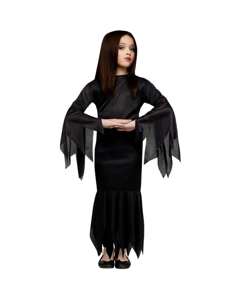 Madame Morticia Kinderkostüm  HIER online kaufen! S von Karneval Universe