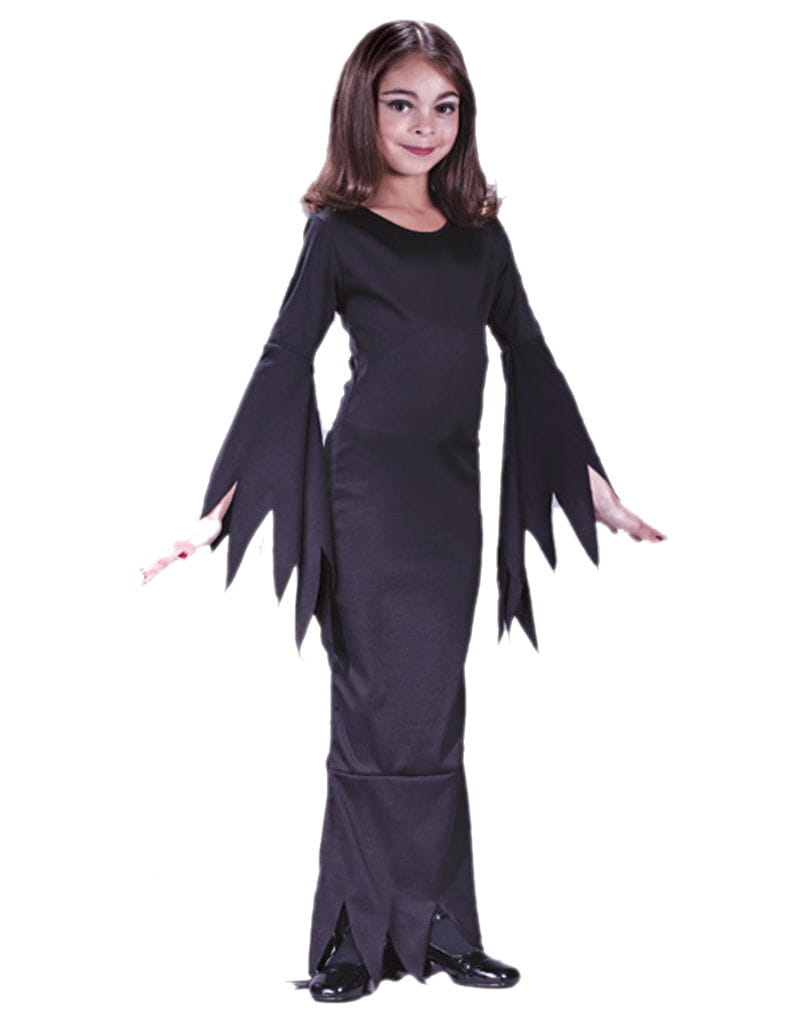 Madame Morticia Mädchenkostüm S  Halloweenkostüme für Kinder von Karneval Universe