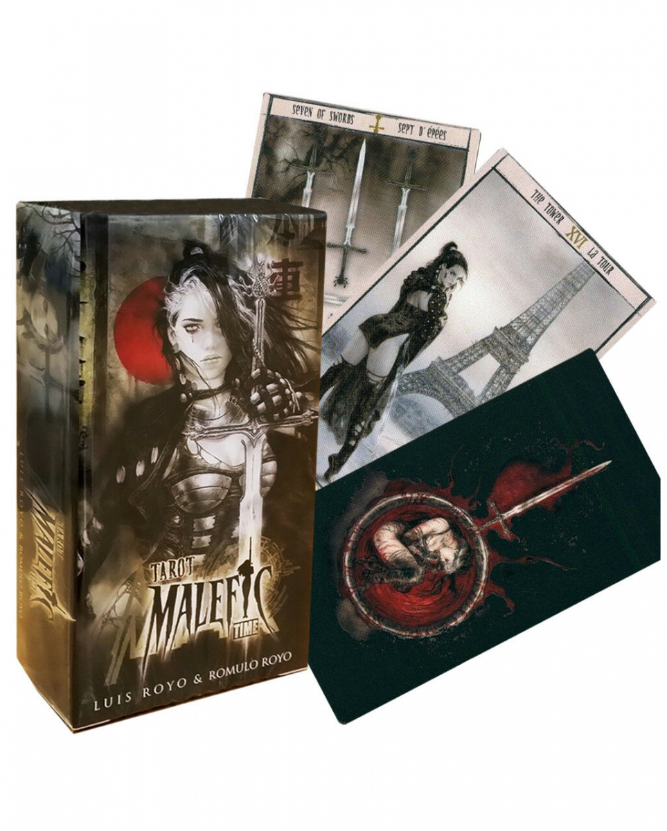 Malefic Zeit Tarot Karten 78 St.  Kartenspiel von Karneval Universe