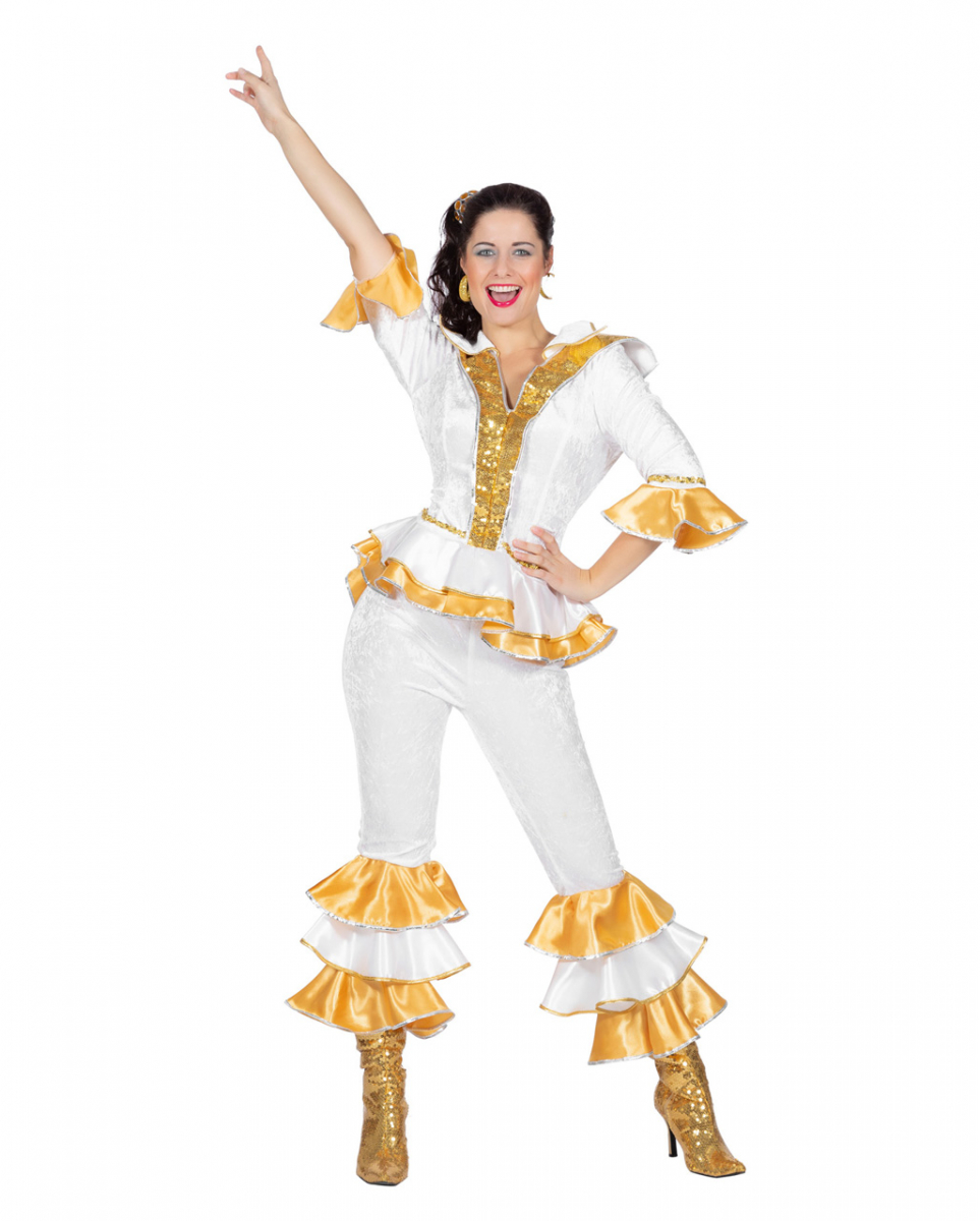 Mama Mia 70er Jahre Kostüm Donna für Mottoparties 48 von Karneval Universe
