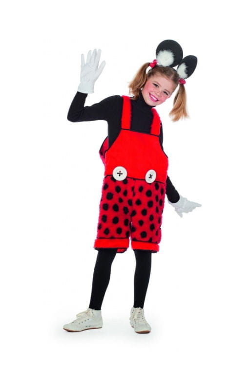 Marienkäfer Latzhose  Hose für Marienkäfer Kinderkostüm M/128 von Karneval Universe