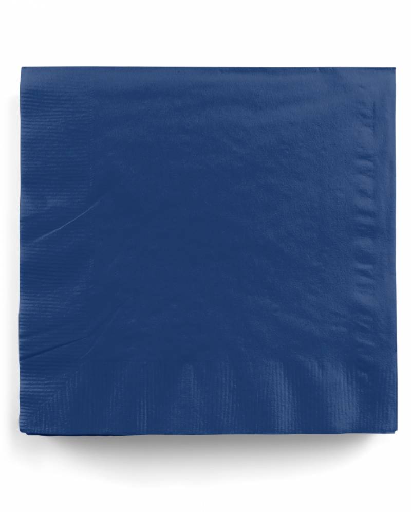 Marineblaue Papierservietten 20 St. als Party Deko von Karneval Universe
