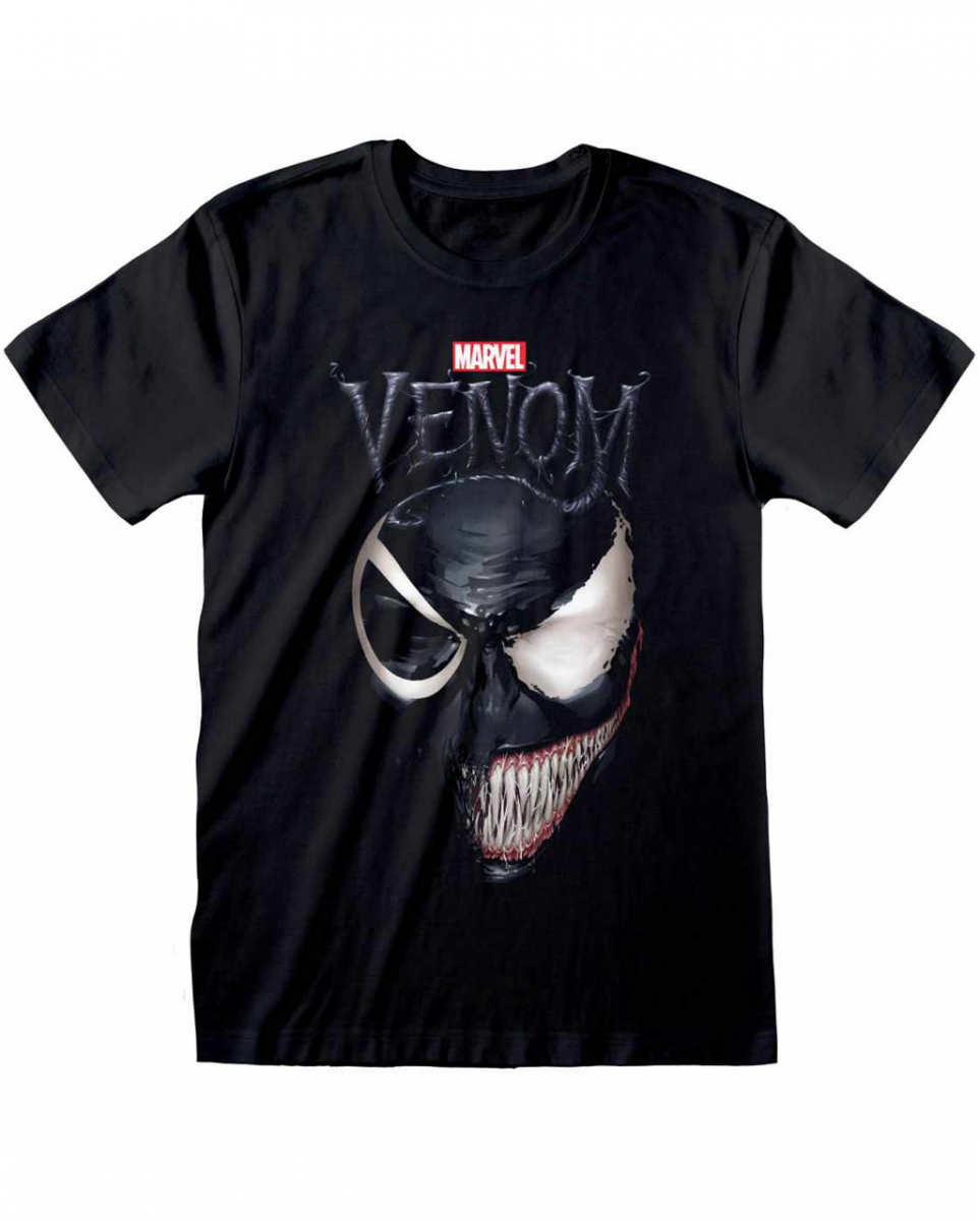 Marvel Comics Venom Split Face Spiderman T-Shirt ✮ XXL von Karneval Universe