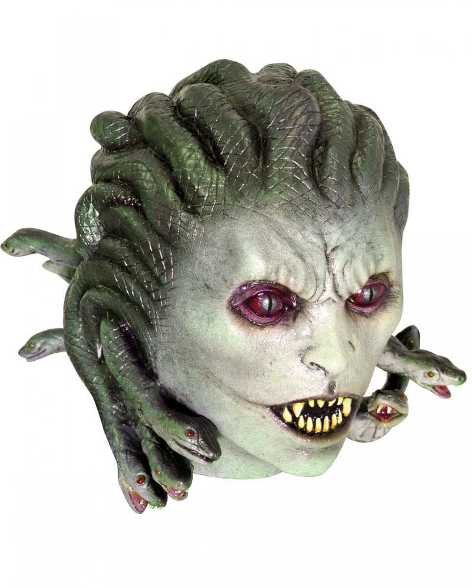 Medusa Maske mit Schlangenhaaren  für Halloween von Karneval Universe