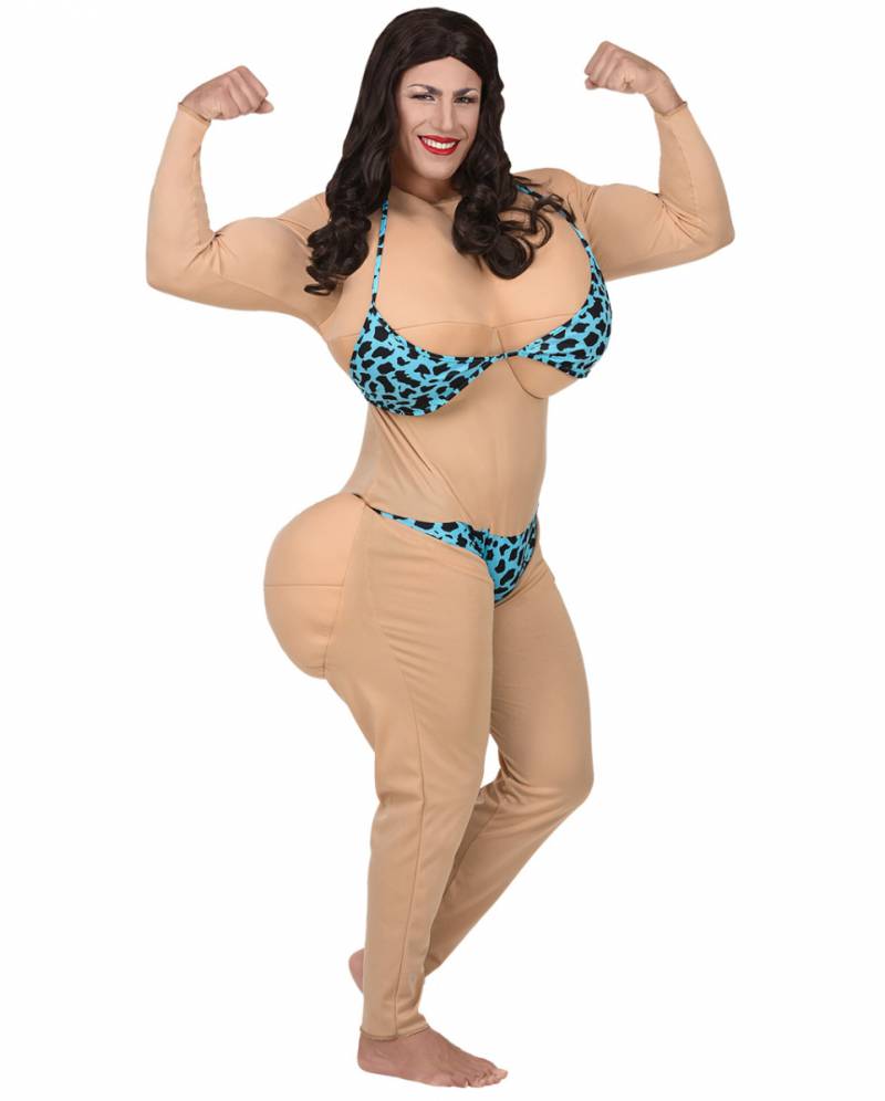 Miss Bikini Travestie Männerkostüm für Fasching XL von Karneval Universe
