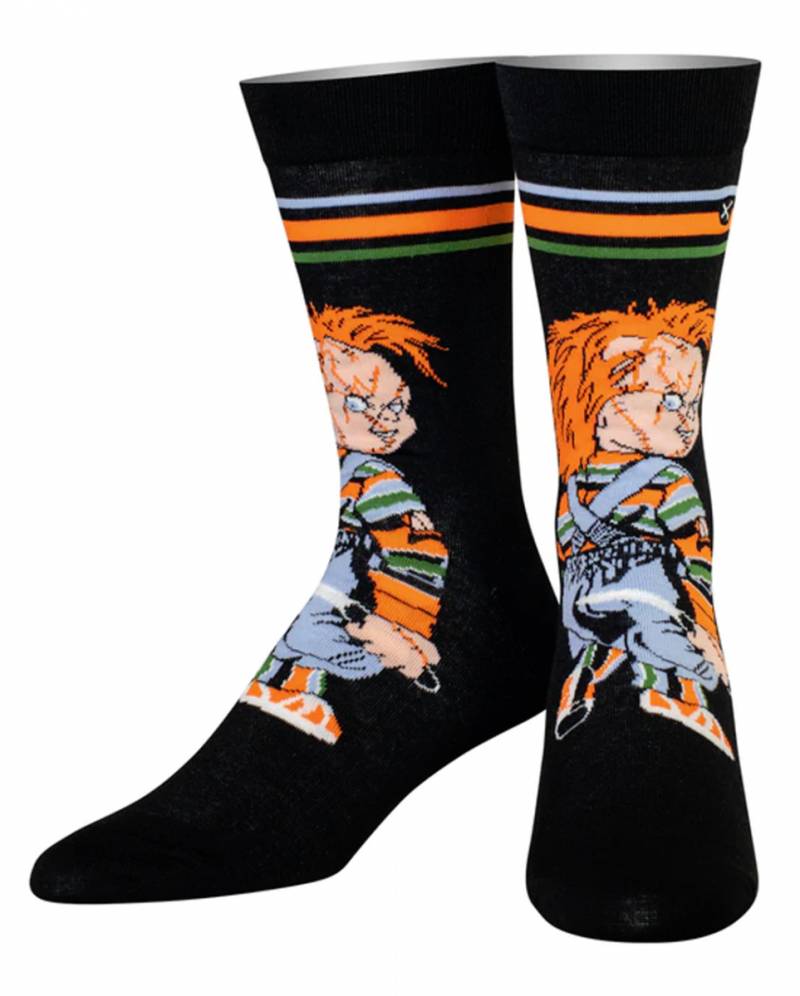 Mörderpuppe Chucky Socken schwarz ➔ Geschenkartikel von Karneval Universe