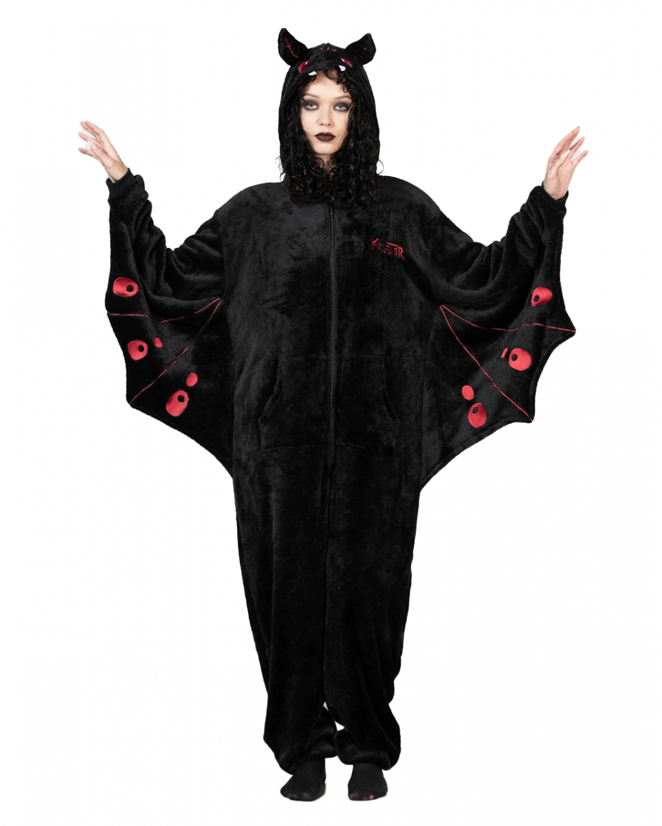 Mothman Onesie mit Kapuze KILLSTAR 2XL Mothman Onesie mit Kapuze KILLSTAR 2XL von Karneval Universe