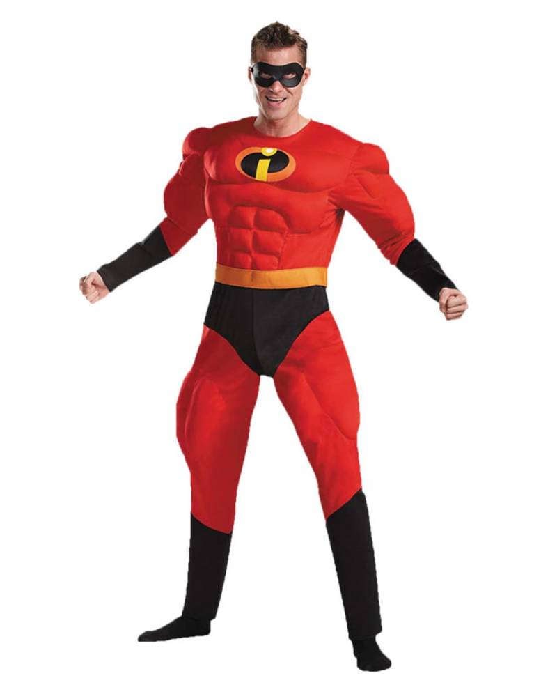 Mr. Incredible Muskelkostüm für Superhelden M/L von Karneval Universe