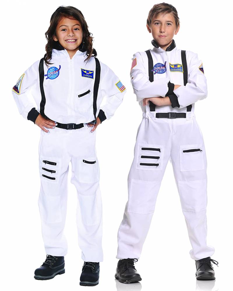 Astronauten Kinderkostüm weiß für Fasching M von Karneval Universe