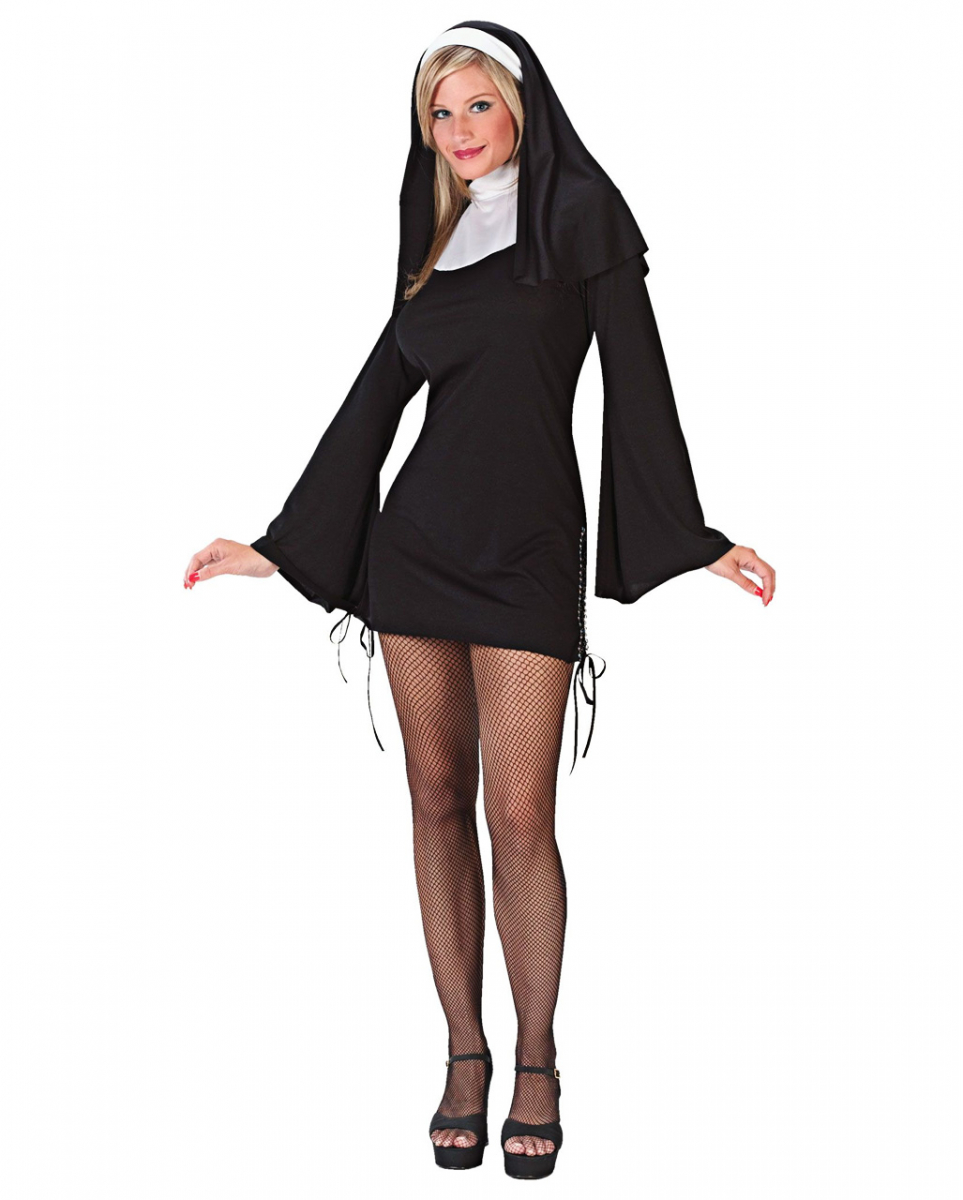 Naughty Nonne Damenkostüm kaufen M/L Naughty Nonne Damenkostüm kaufen M/L von Karneval Universe