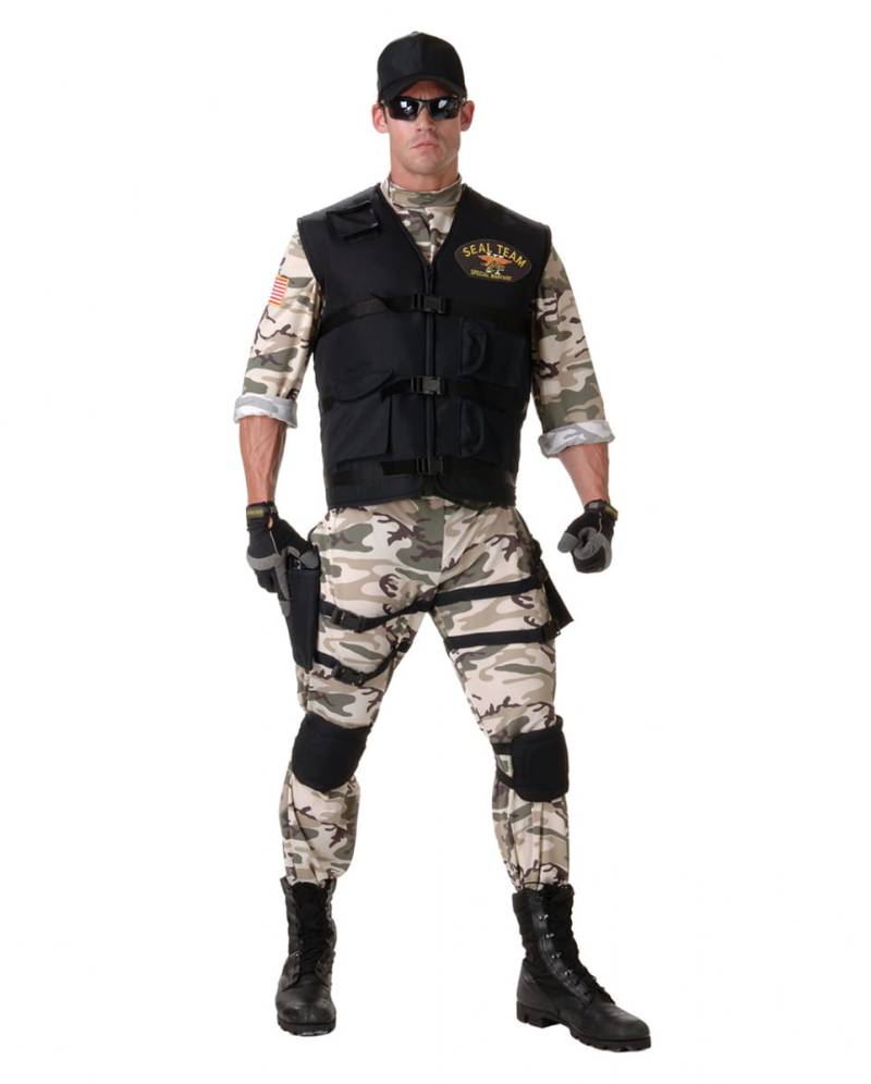 Navy SEAL Soldaten Kostüm  US Navy Verkleidung von Karneval Universe