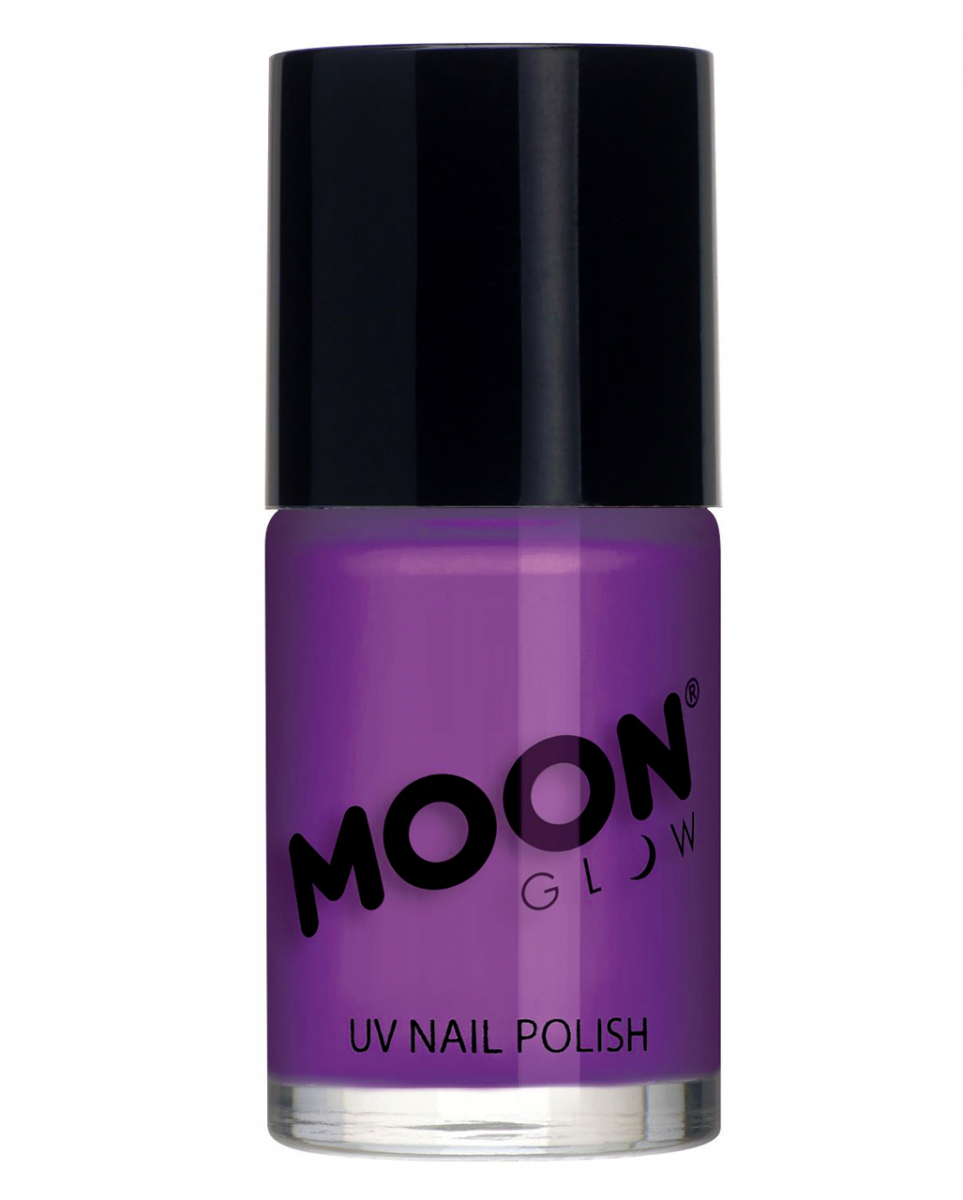 Neon Violetter UV Nagellack als Make-up Zubehör von Karneval Universe