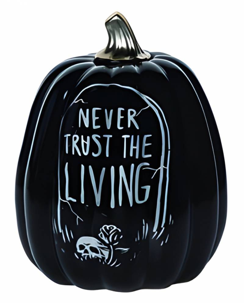 Never Trust the Living Halloween Kürbis 24cm ➔ ? von Karneval Universe