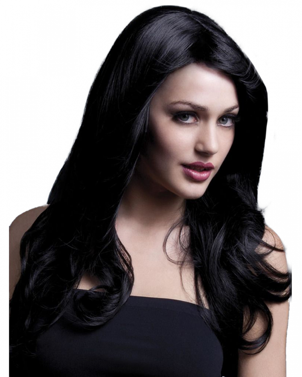 Nicole Damen Perücke schwarz für Karneval & Fasching von Karneval Universe