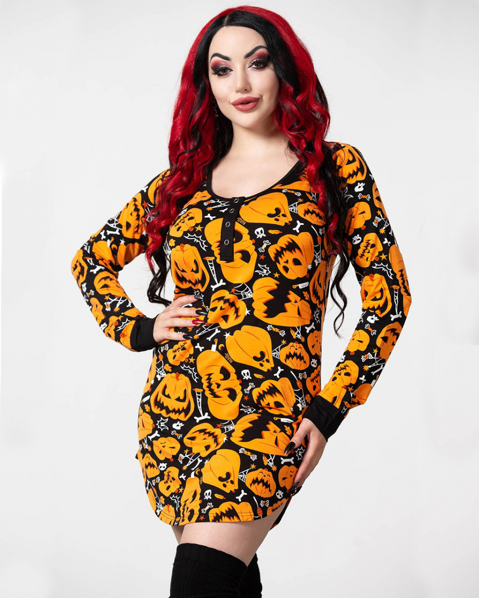 Night Harvest Henley Kleid KILLSTAR  Halloween Kleid XL von Karneval Universe