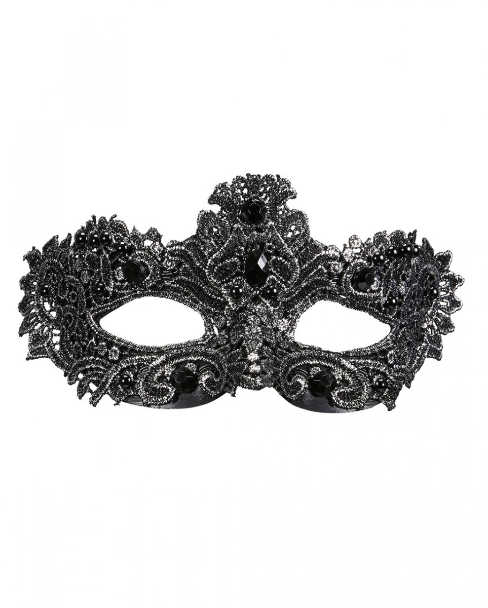 Noblesse Augenmaske Silber im Venezia-Design ◆ von Karneval Universe