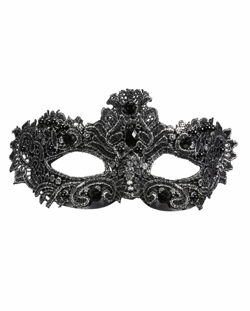 Noblesse Augenmaske Silber im Venezia-Design ◆ von Karneval Universe