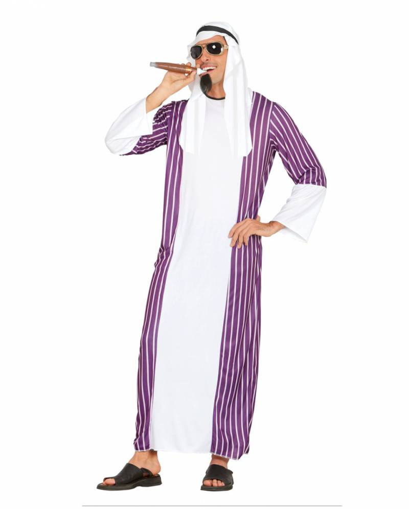 Ölscheich Herrenkostüm   Araber Verkleidung für Karneval One Size von Karneval Universe
