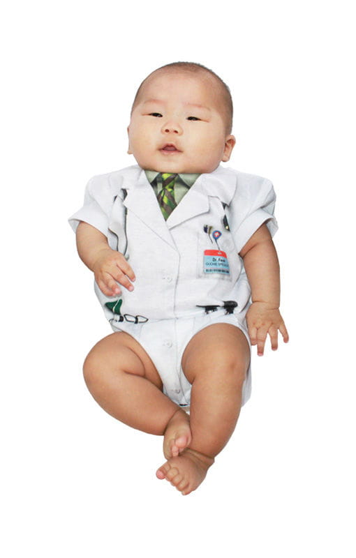 Oberarzt Baby Body   Lustiger Body für Babies mit Arzt-Motiv L von Karneval Universe