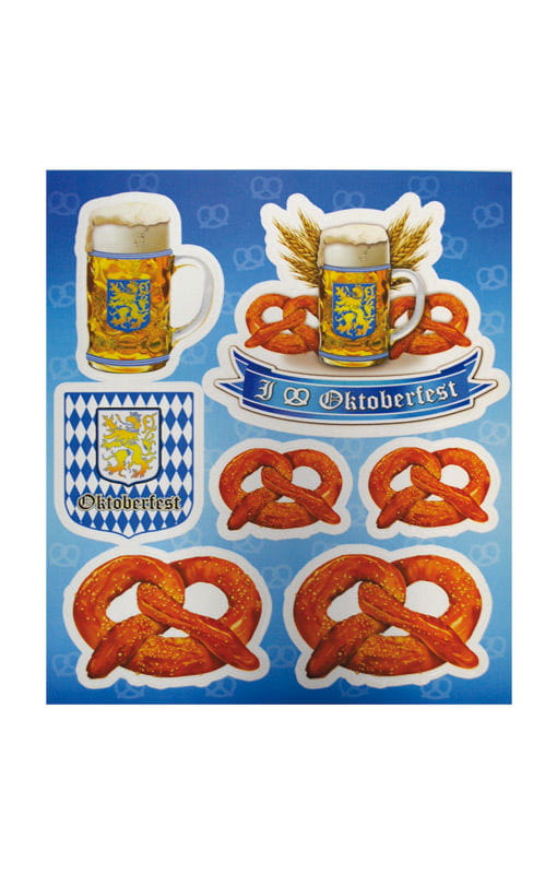 Oktoberfest Fenstersticker -Bayerische Fensterdekoration-Oktoberfest von Karneval Universe