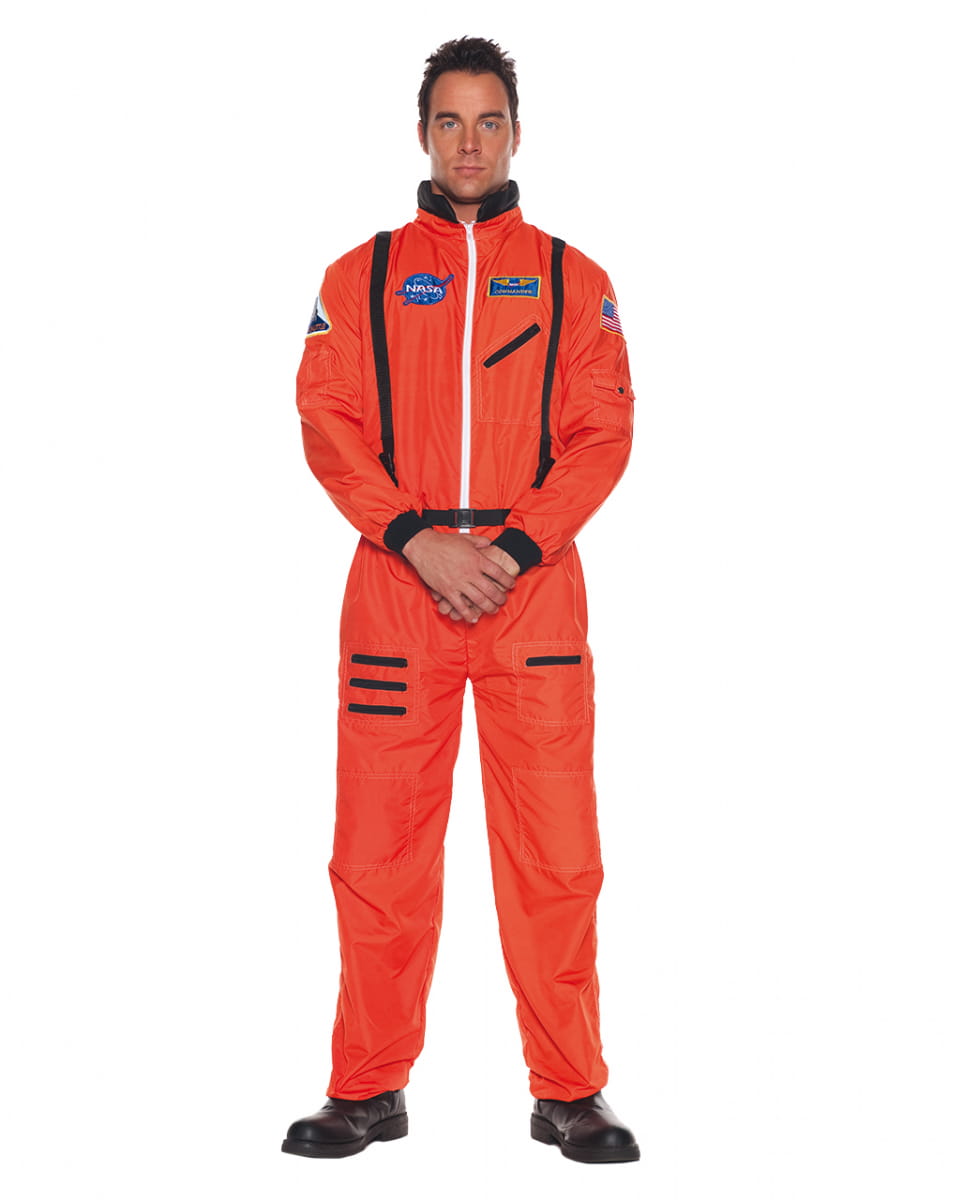 Oranger Raumfahrer Kostüm-Overall online kaufen von Karneval Universe