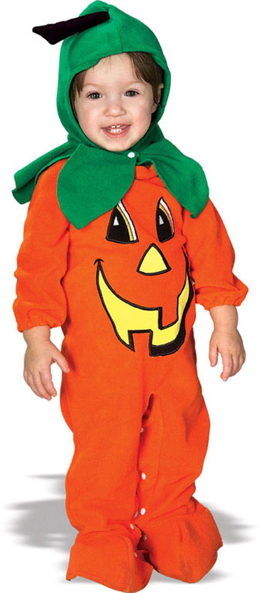 Oranges Kürbis Babykostüm   Lustige Halloween Babykostüme von Karneval Universe