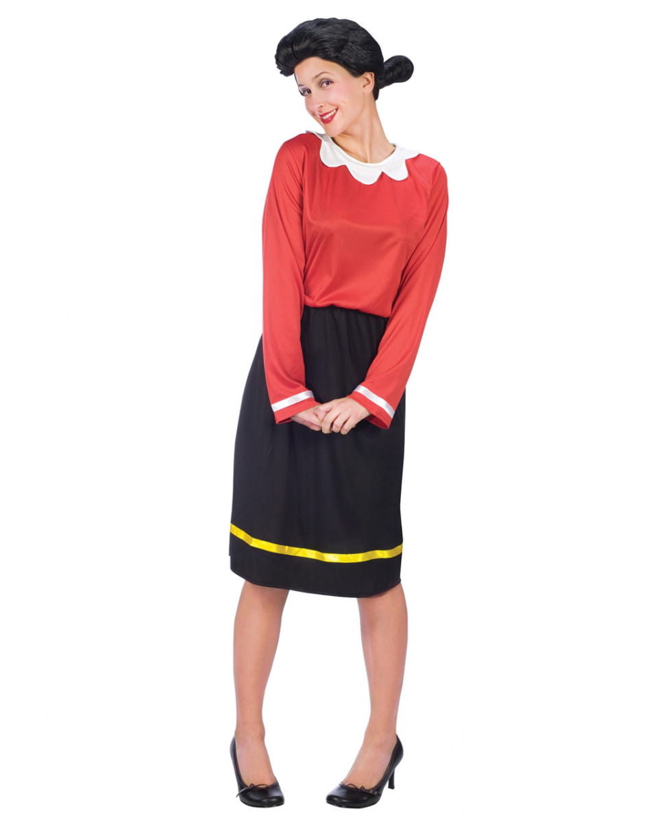 Original Olivia Kostüm ML Popeye & Brutus Freundin als Kostüm von Karneval Universe