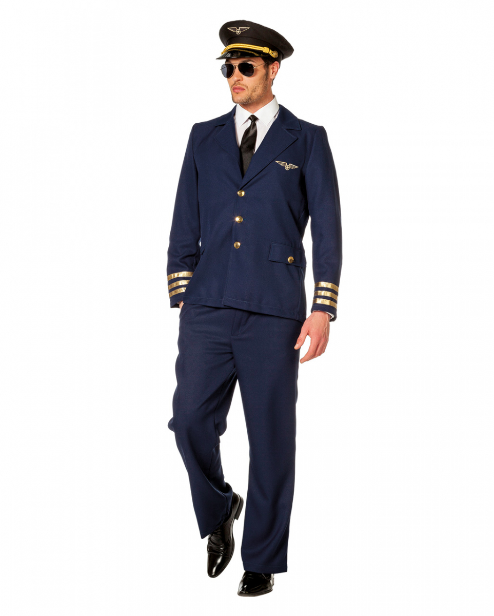 Piloten Herrenkostüm Deluxe ➤ kaufen 58 Piloten Herrenkostüm Deluxe ➤ kaufen 58 von Karneval Universe