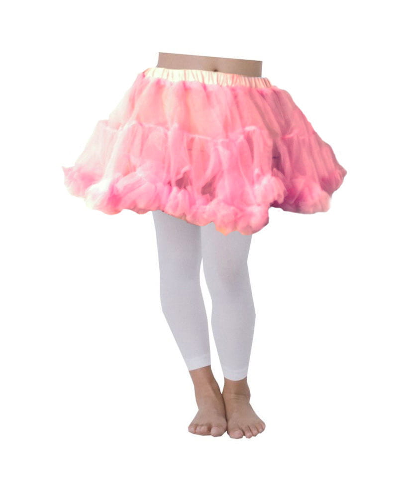 Pinkfarbener Kinder Petticoat   Tüllrock für Ballerinas von Karneval Universe