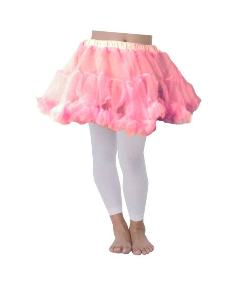 Pinkfarbener Kinder Petticoat   Tüllrock für Ballerinas von Karneval Universe