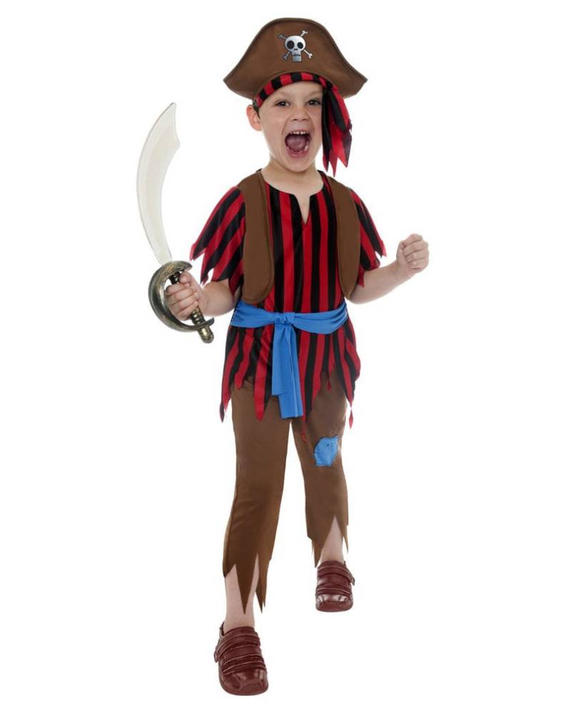 Piraten Kinderkostüm Economy   Preiswertes Piratenkostüm für Kinder M 130-143 von Karneval Universe