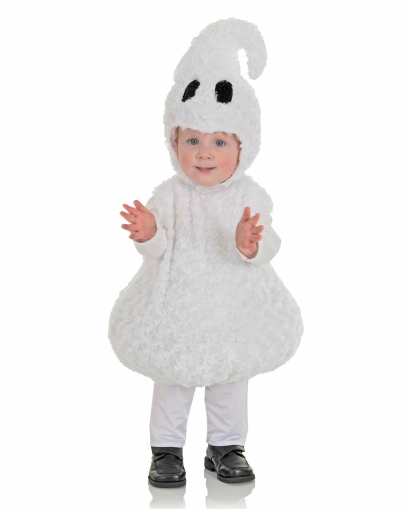 Plüsch Geist Babykostüm   flauschige Kostüme für Babys M von Karneval Universe