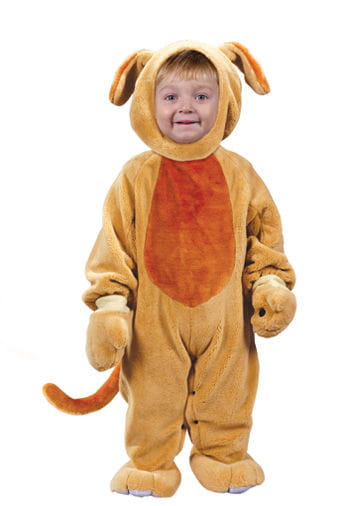 Plüsch Woofie Kinderkostüm Small   Weiches Hundekostüm für von Karneval Universe