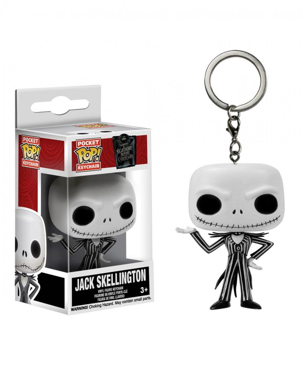 Pocket POP Schlüsselanhänger Jack Skellington  Disney von Karneval Universe
