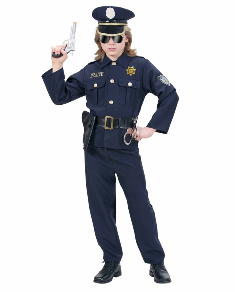 Polizist Kinderkostüm ✮ Kinder Karnevalskostüme M/140 von Karneval Universe