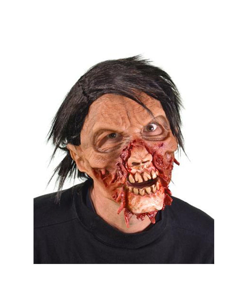 Premium Zombie-Maske supersoft  für Halloween & Zombie-Walk von Karneval Universe