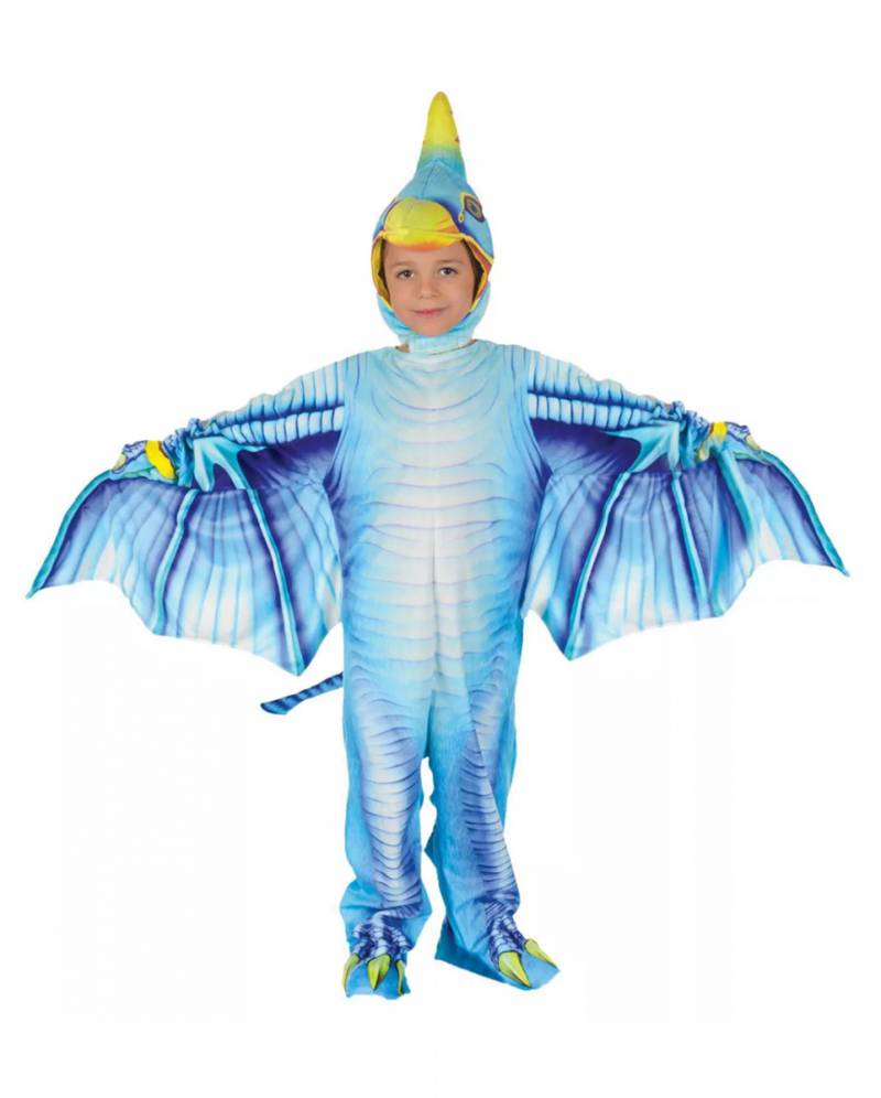 Pterodactylus Flugdino Kleinkinderkostüm Blau ➔ M von Karneval Universe