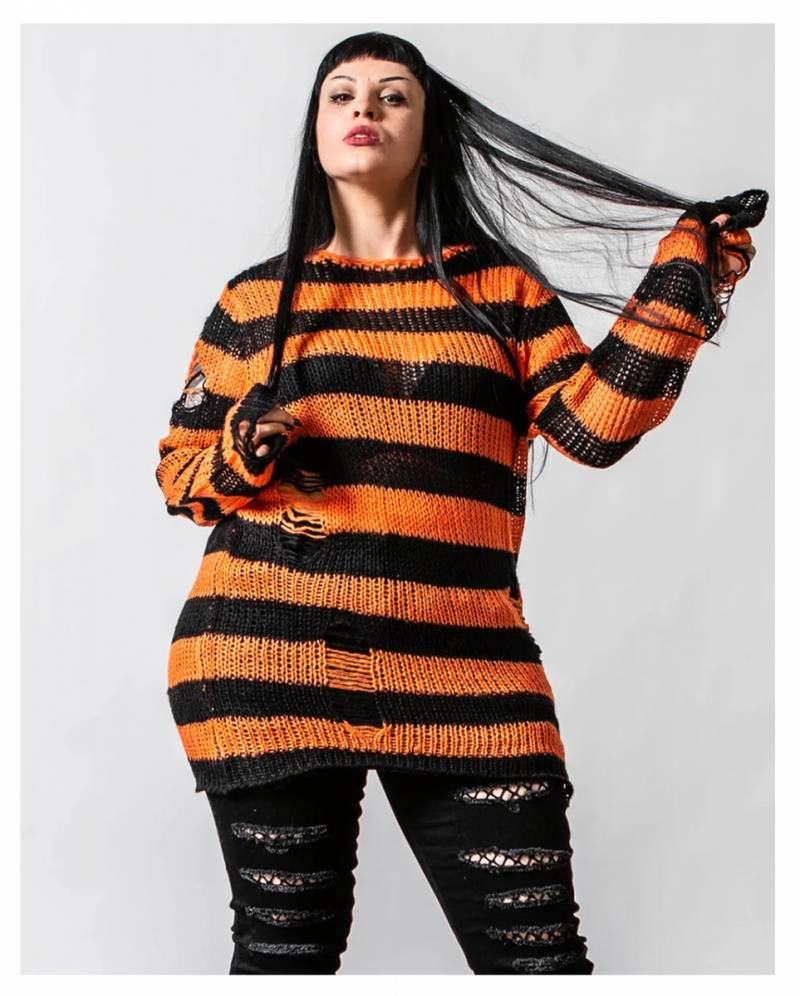 Pumpkin Strickpullover KILLSTAR  JETZT bestellen! S von Karneval Universe