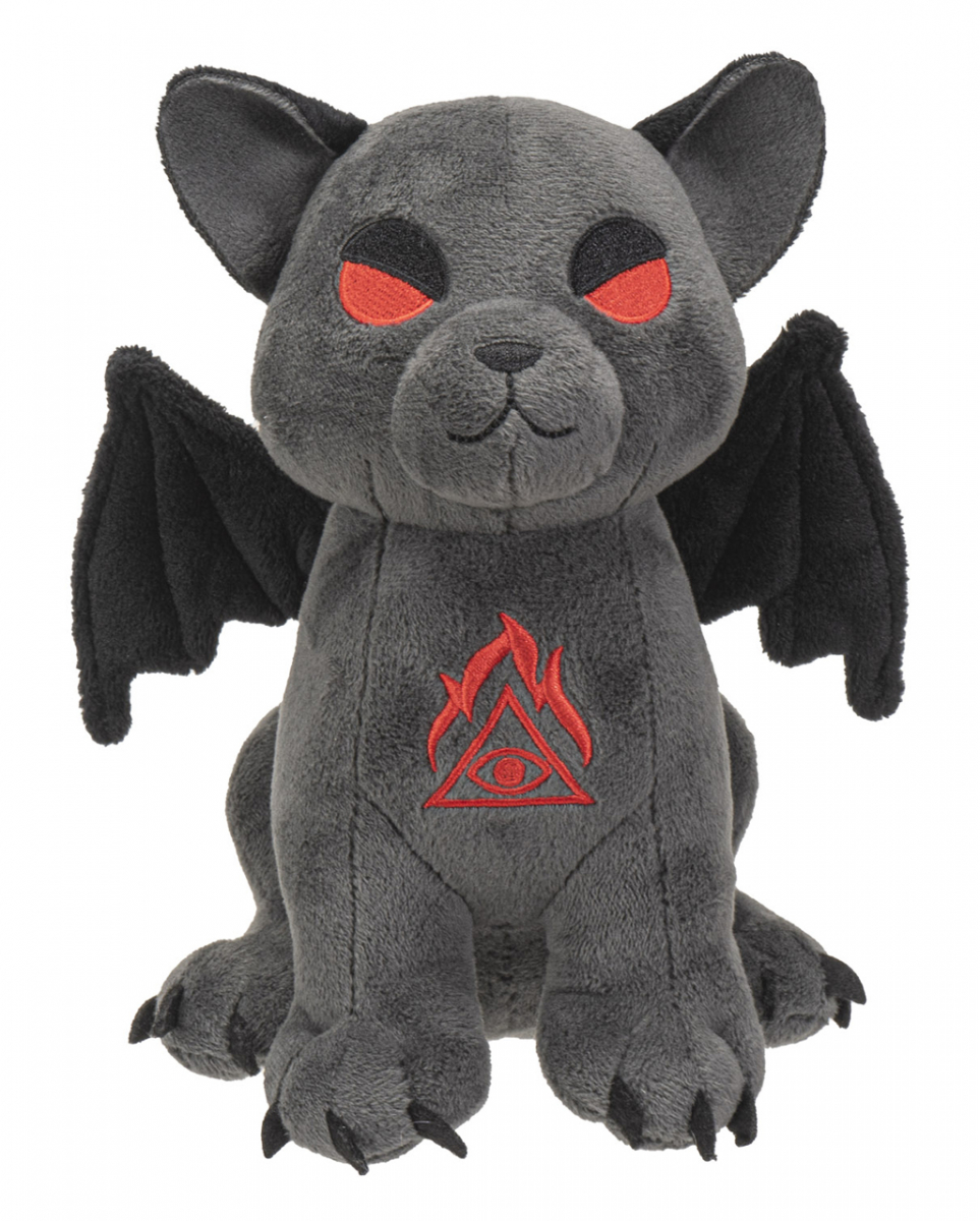 Putzige Gothic Vampirkatze aus Plüsch 20cm ★ von Karneval Universe