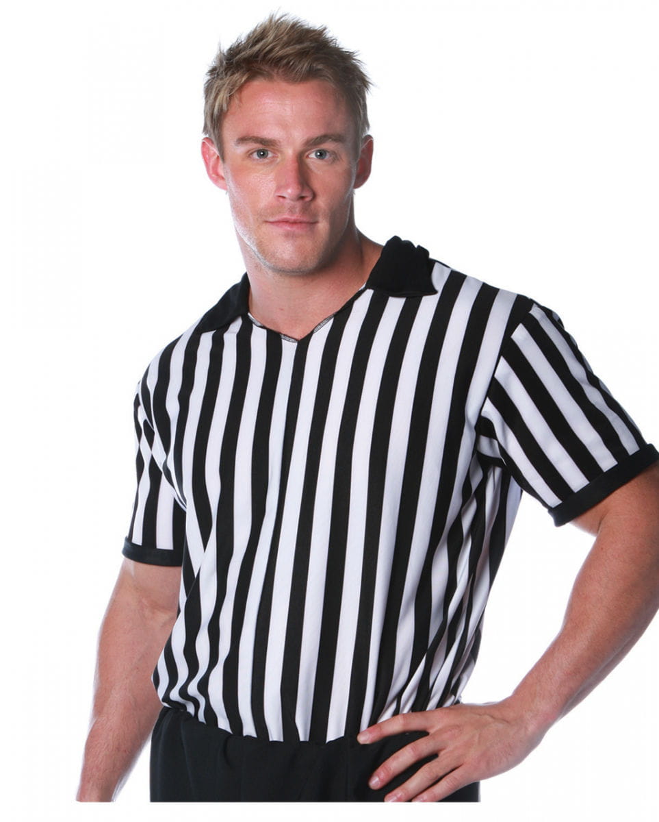 Referee Shirt als Kostüm Zubehör One Size von Karneval Universe