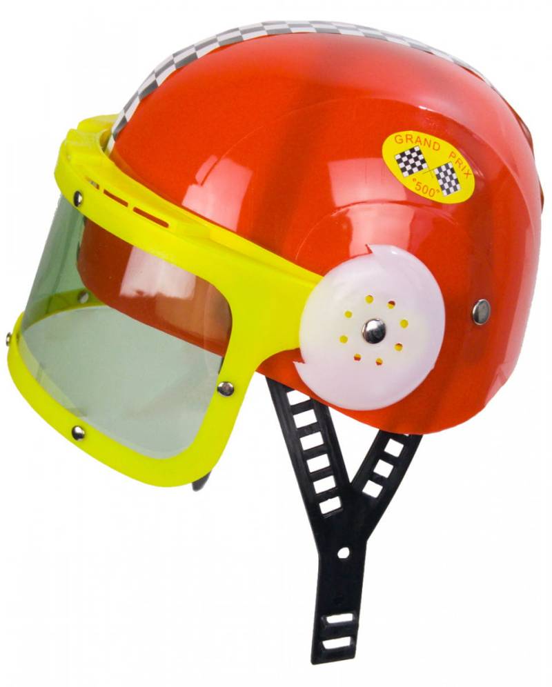 Rennfahrer Helm für Kinder Kostümzubehör von Karneval Universe