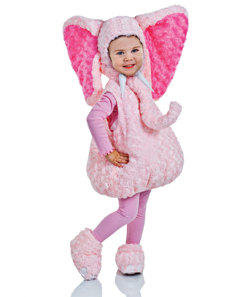 Rosa Plüschelefanten Kleinkinderkostüm  Tierkostüme kaufen M von Karneval Universe