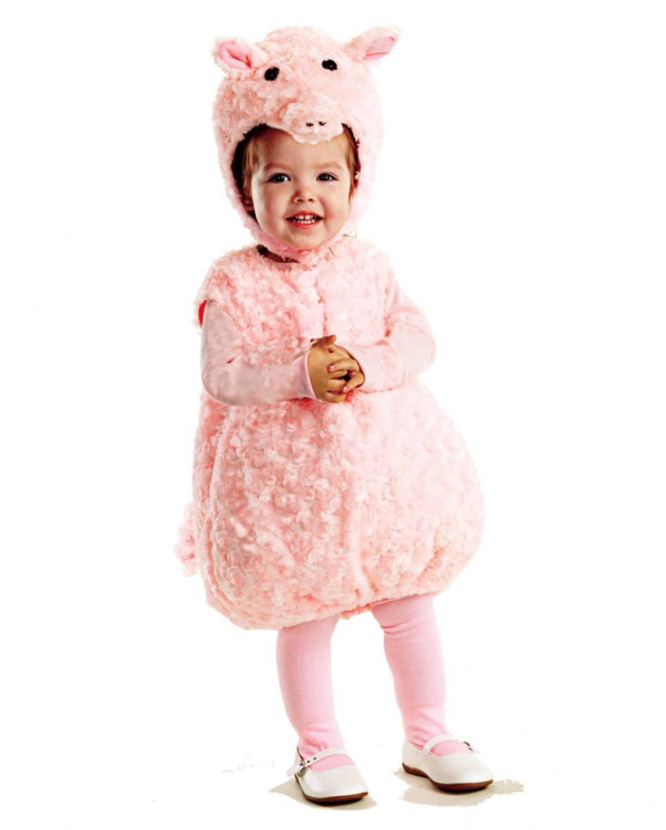 Rosa Schweinchen Babykostüm für Fasching M von Karneval Universe