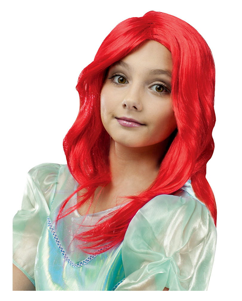 Rote Seejungfrau Kinderperücke   Mädchenperücken online kaufen von Karneval Universe