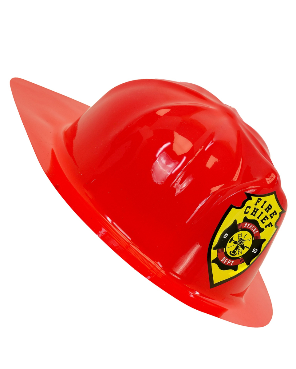 Roter Feuerwehr Helm Roter Feuerwehr Helm