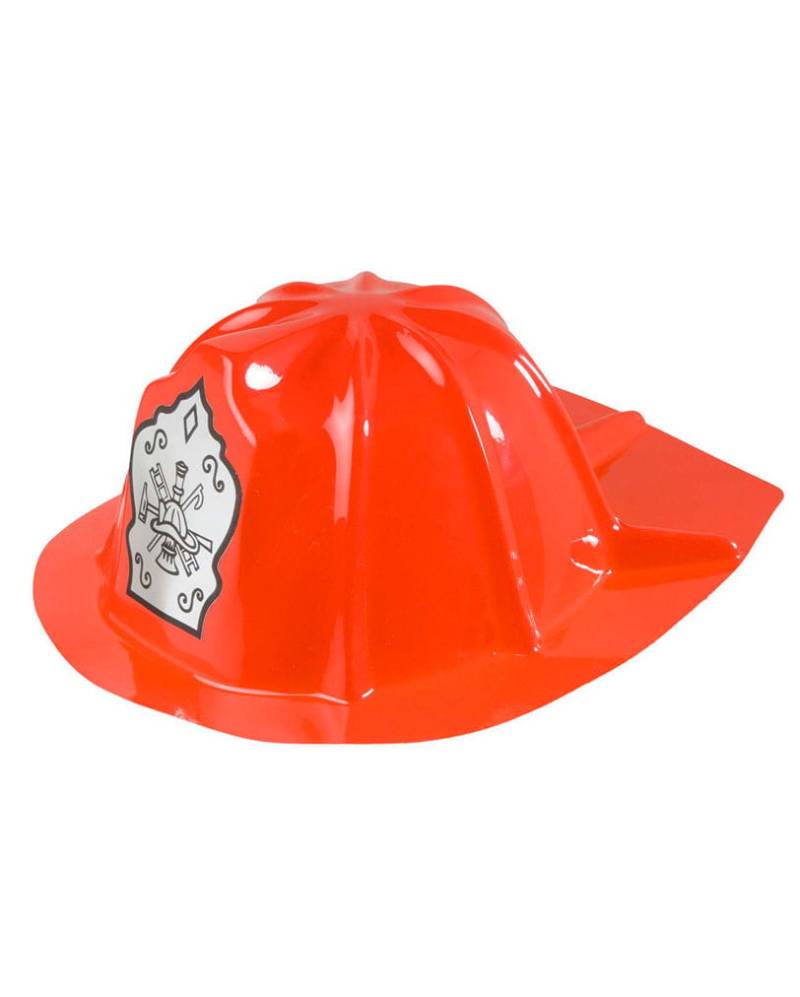 Roter Feuerwehr Helm für Kinder -Feuerwehrmann-Firefighter Helm von Karneval Universe
