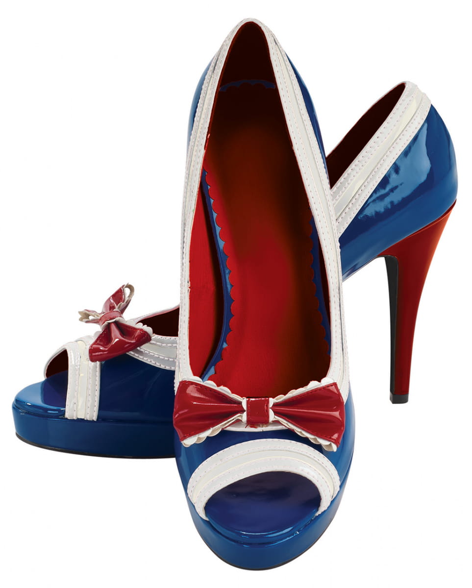 Sailor High Heels  Kostüm Schuhe kaufen L 40/42 von Karneval Universe